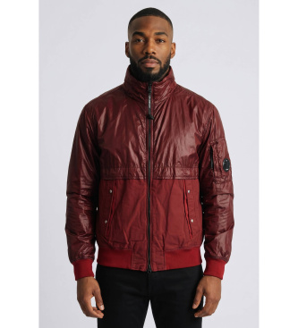 C.P. Company Jaqueta Satin vermelho