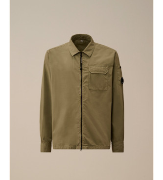 C.P. Company Overshirt-Jacke mit Reiverschluss grn