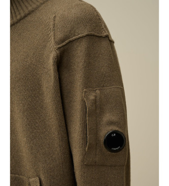 C.P. Company Crdigan Lambswool   beige