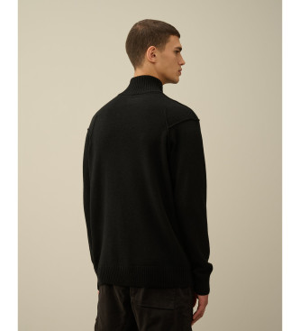 C.P. Company Crdigan Lambswool  negro