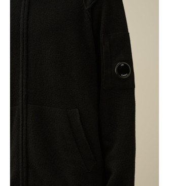 C.P. Company Lambswool cardigan black