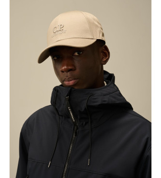 C.P. Company Beige Gabardina Cap