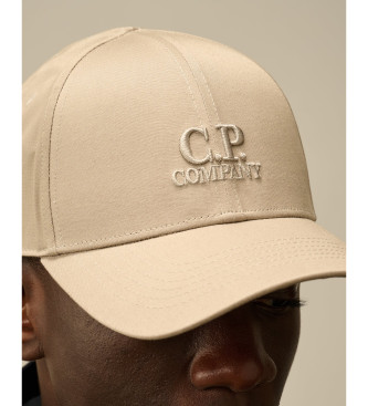 C.P. Company Beige Gabardina Cap