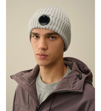 C.P. Company Gorro de l merino cinzenta extrafina