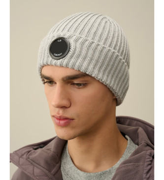 C.P. Company Extra fine grey merino wool hat