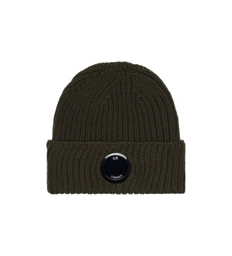 C.P. Company Gorro de l merino verde extrafina