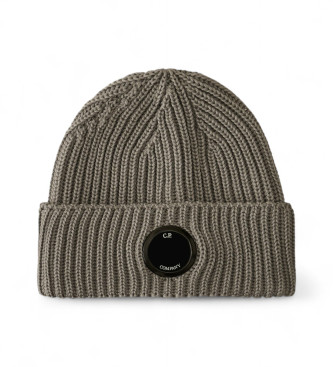 C.P. Company Gorro Extrafine Merino Lens gris