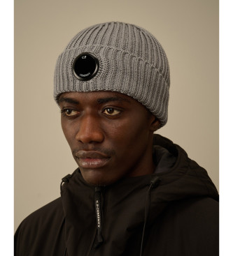 C.P. Company Gorro Extrafine Merino Lens gris