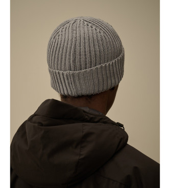 C.P. Company Gorro Extrafine Merino Lens gris