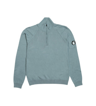 C.P. Company Blue polo neck jumper