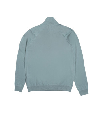 C.P. Company Blue polo neck jumper