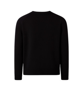 C.P. Company Pull en maille  col rond, noir