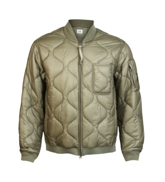 C.P. Company Groene gewatteerde jas