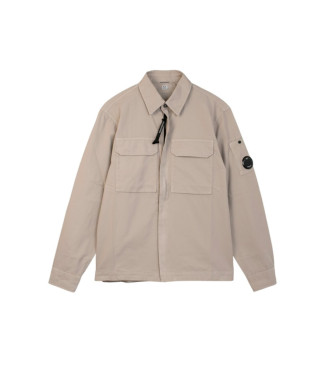 C.P. Company Bež bluza z zgornjo majico