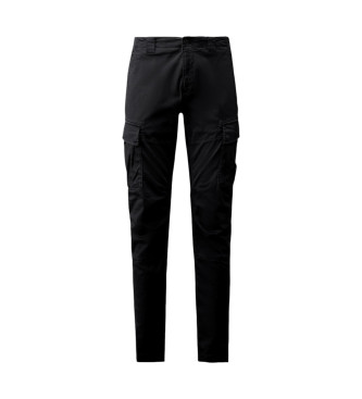 C.P. Company Pantaloni cargo con lenti ergonomiche blu scuro