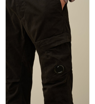 C.P. Company Pantaloni cargo con lenti ergonomiche nere