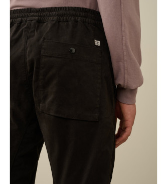 C.P. Company Pantaloni cargo con lenti ergonomiche nere