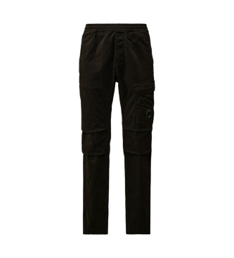 C.P. Company Pantaloni cargo con lenti ergonomiche nere