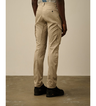 C.P. Company Cargo Lens Saten beige trousers