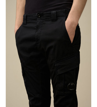 C.P. Company Cargo Lens Saten Trousers navy