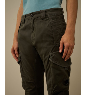 C.P. Company Cargo Stretch Sateen Trousers green