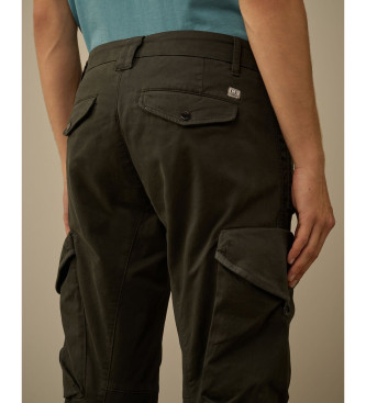 C.P. Company Cargo Stretch Sateen Trousers green