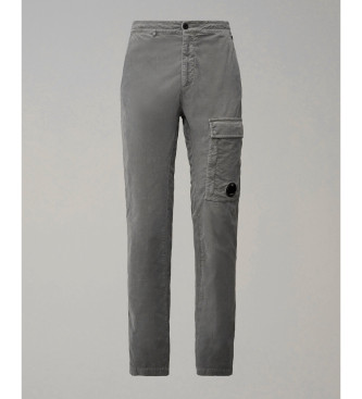 C.P. Company Grey corduroy cargo trousers