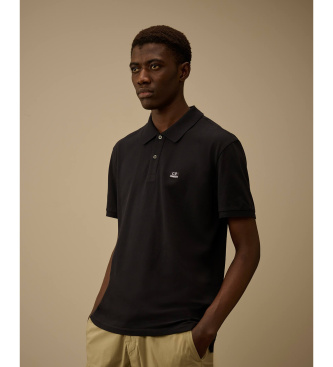 C.P. Company Polo Stretch Piquet Logo marinho