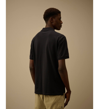 C.P. Company Polo Stretch Piquet Logo marinho