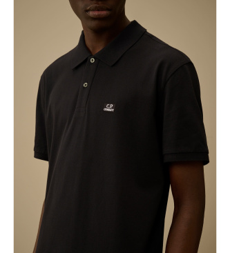 C.P. Company Polo Stretch Piquet Logo marinho