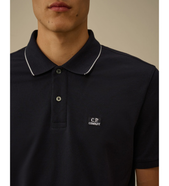 C.P. Company Polo Stretch Piquet marinho