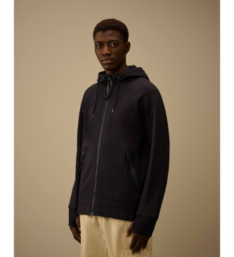 C.P. Company Sudadera Diagonal Raised Fleece Goggle marinho