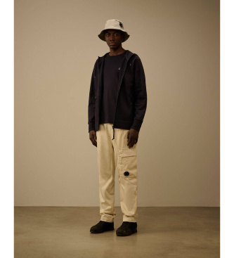 C.P. Company Sudadera Diagonal Raised Fleece Goggle marinho