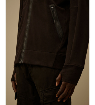 C.P. Company Bluza Diagonal Raised Goggle czarna