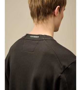 C.P. Company Sweatshirt Diagonaal Verhoogd grijs 