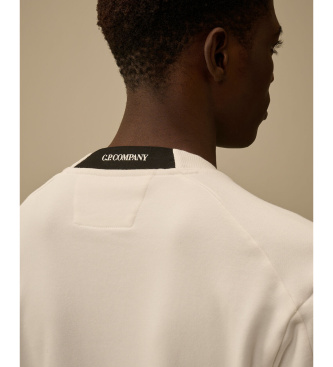 C.P. Company Sweatshirt Diagonal Raiser Lens off-white