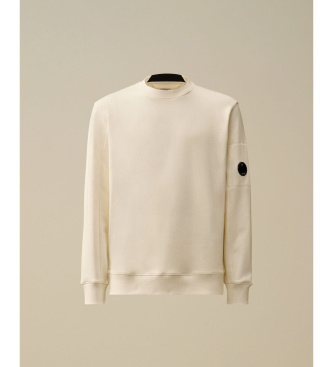C.P. Company Sweatshirt Diagonal Raiser Lens off-white