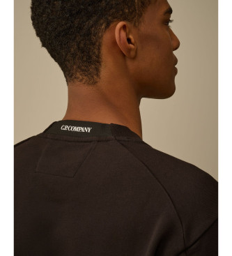 C.P. Company Diagonal embossed sweatshirt black