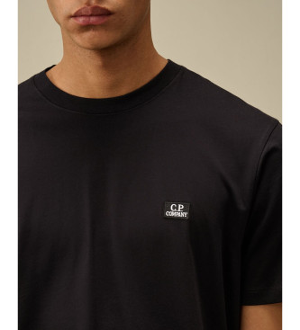 C.P. Company T-shirt 30/1 com logtipo azul-marinho