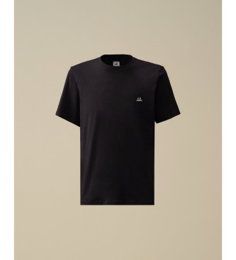 C.P. Company T-shirt 30/1 com logtipo azul-marinho