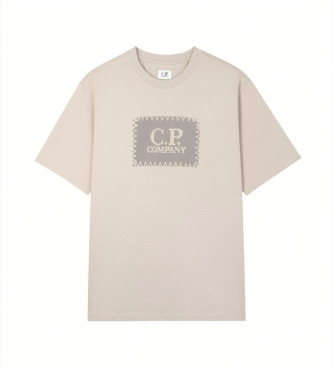 C.P. Company Kurzarm-T-Shirt beige