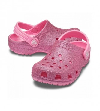 Crocs Classic Glitter Clogs pink