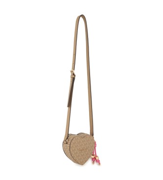 Michael Kors Borsa marrone a forma di cuore