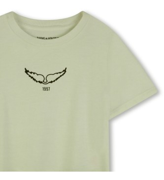 Zadig & Voltaire T-shirt vert M.C.