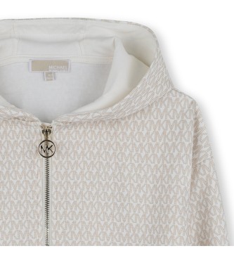 Michael Kors felpa grigia con cappuccio