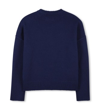 Zadig & Voltaire Pull bleu � col ras du cou