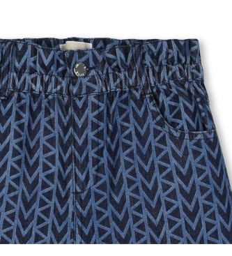 Michael Kors pantaloncini di jeans blu