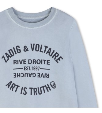 Zadig & Voltaire Felpa blu semplice