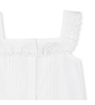 Michael Kors Top in popeline bianco