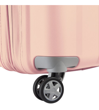 Delsey Paris Pink Carnation Suitcase